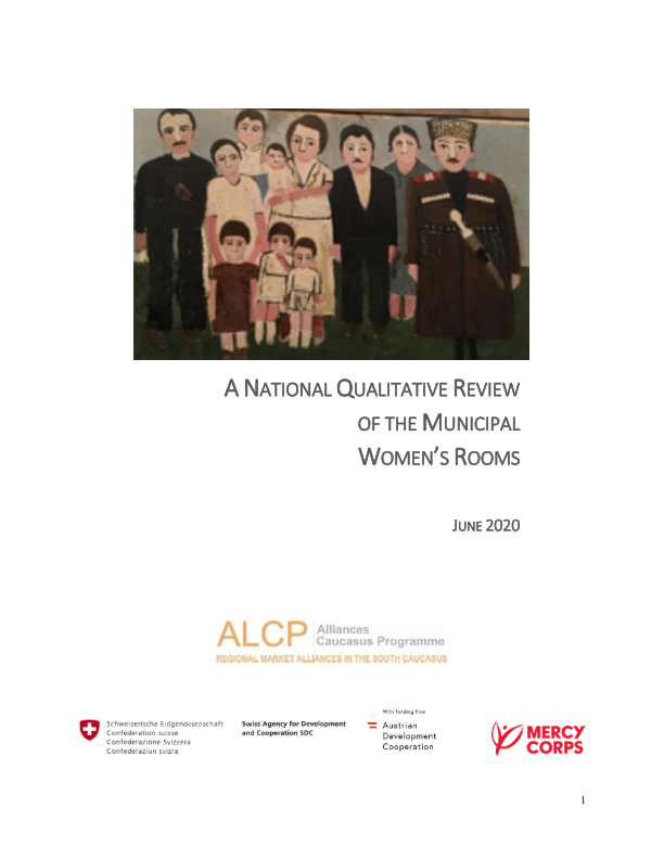 A National Qualitative Review of the Municipal Women's Rooms