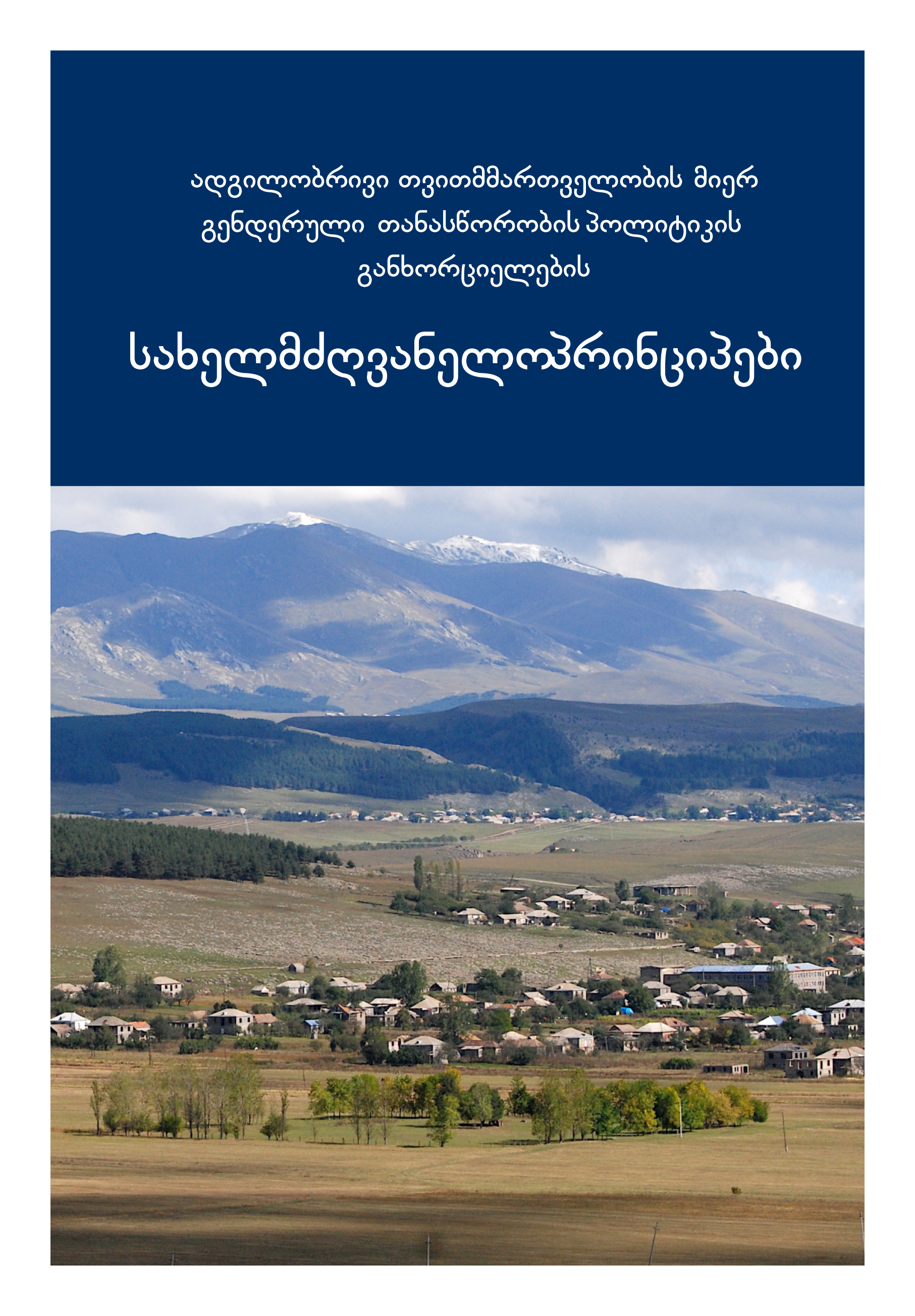 Gender Guidelines for Local Governments - GEO