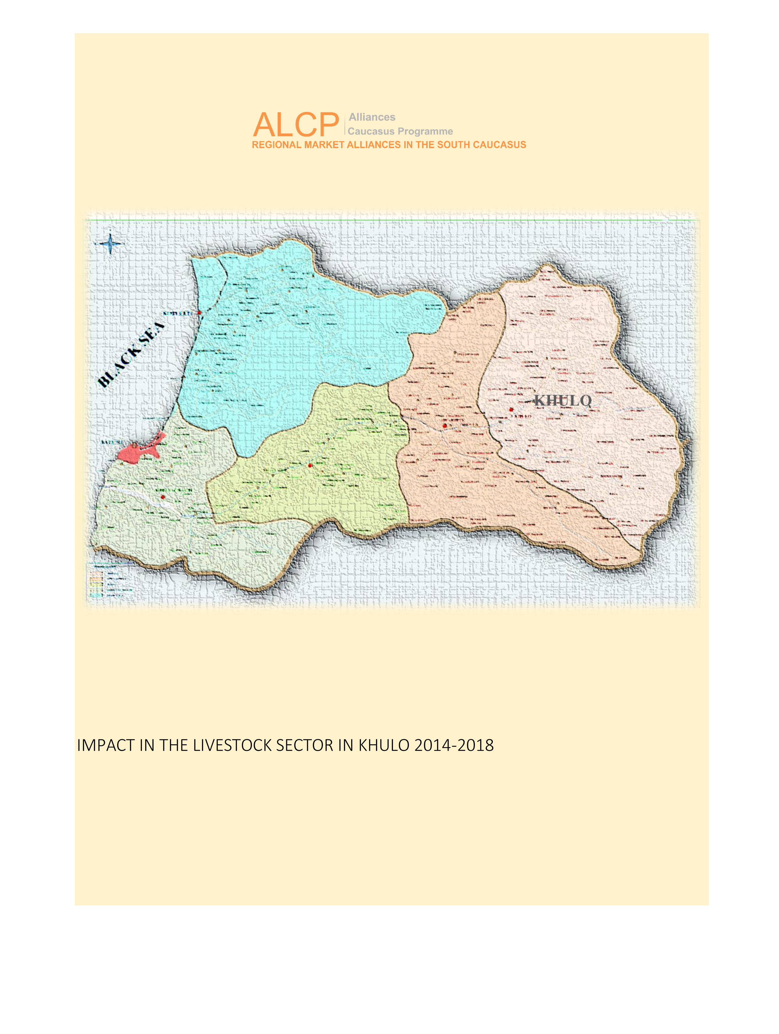 Impact in the Livestock Sector in Khulo 2014-2019